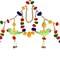 40 Inches Parrot Pompom Indian Moti Door Toran Ethnic Hanging Valance Festival Multicolor Window Bandarwal Pooja Decor Wedding Favor Diwali Decoration